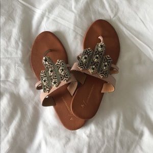 Nice Antropologie slippers